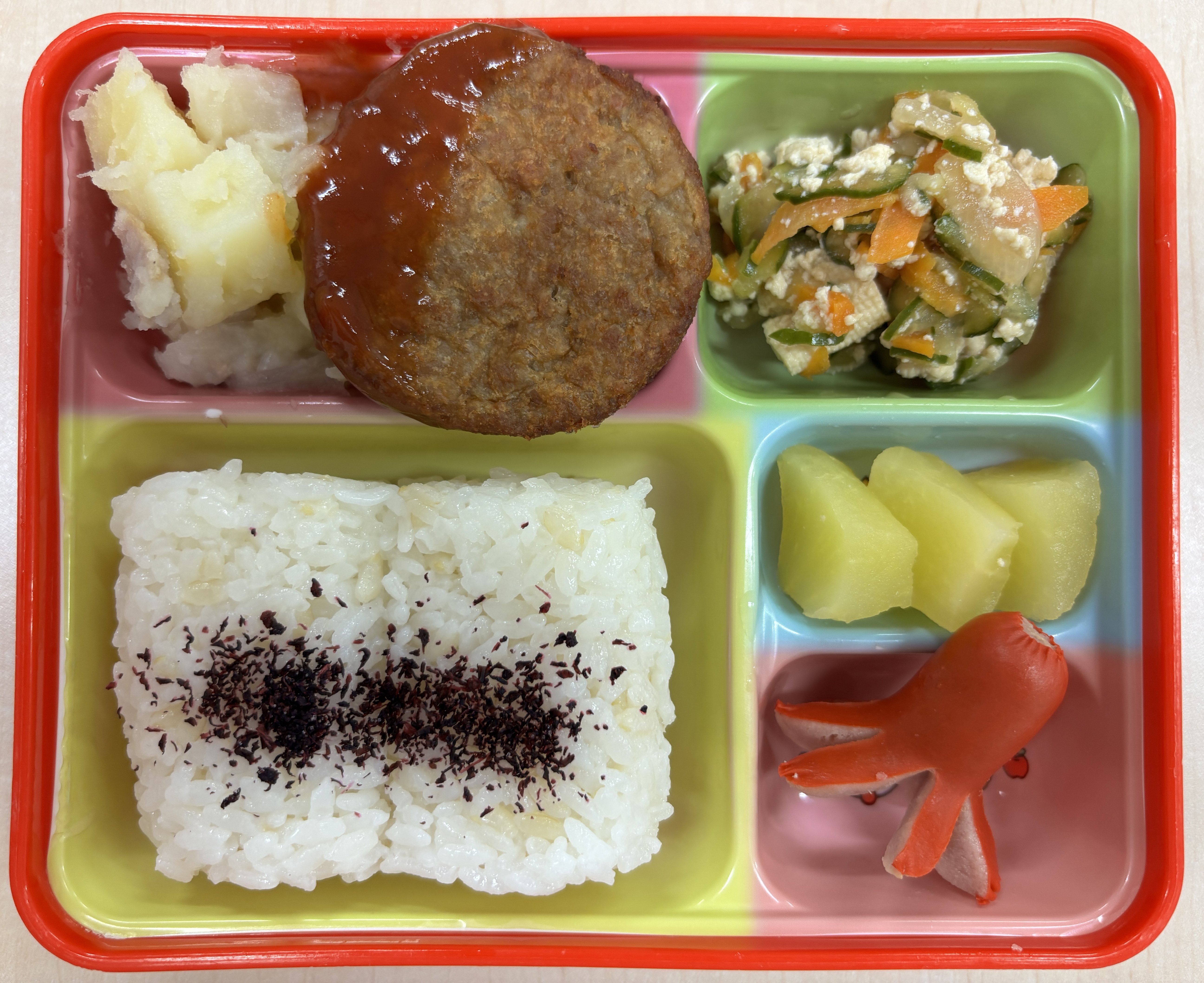 ケチャップハンバーグ