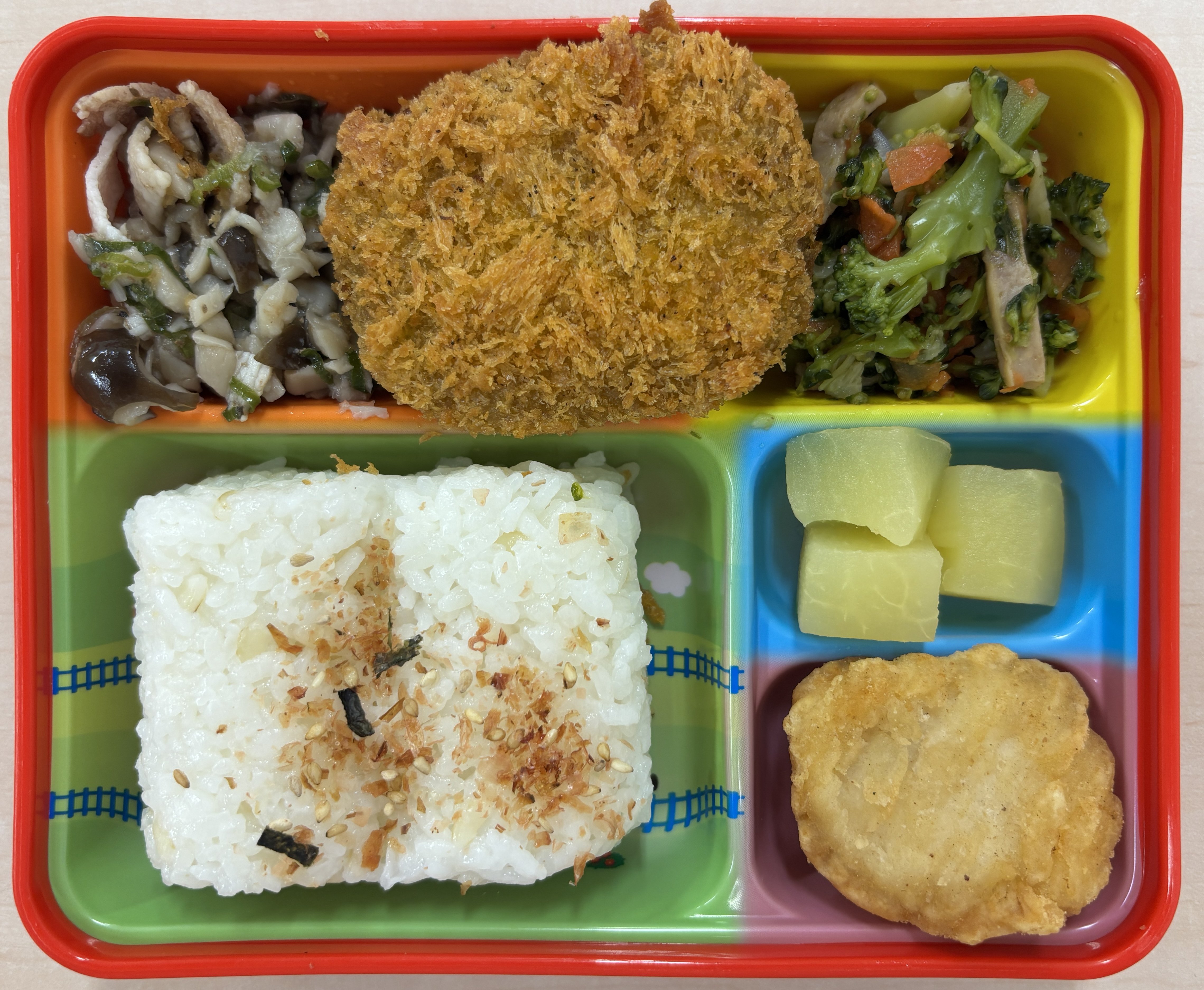 きのこと豚の炒め物